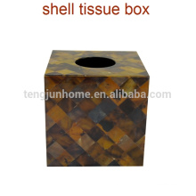 square hotel products pen shell mother of pearl tissue box